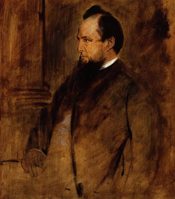 Lord Acton. Painting by Franz Seraph von Lenbach, c. 1879.